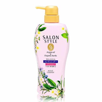 385700 KOSE Salon Style Rich Moisture Кондиционер для волос увлажняющий, с маслами, с ароматом цветов и трав, 500мл 385700 - фото 457