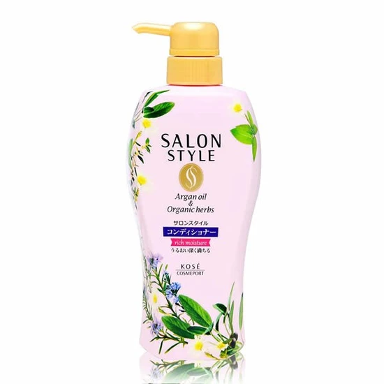 Kose Cosmeport Salon Style Rich Moisture Кондиционер для волос увлажняющий, с маслами, с ароматом цветов и трав, 500мл 385700