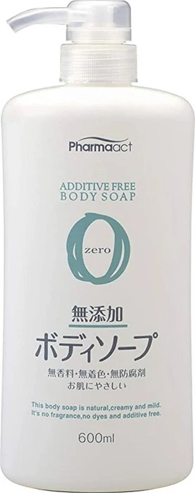 Kumano Yushi Pharmaact Additive-free Жидкое мыло для тела 600мл 007260