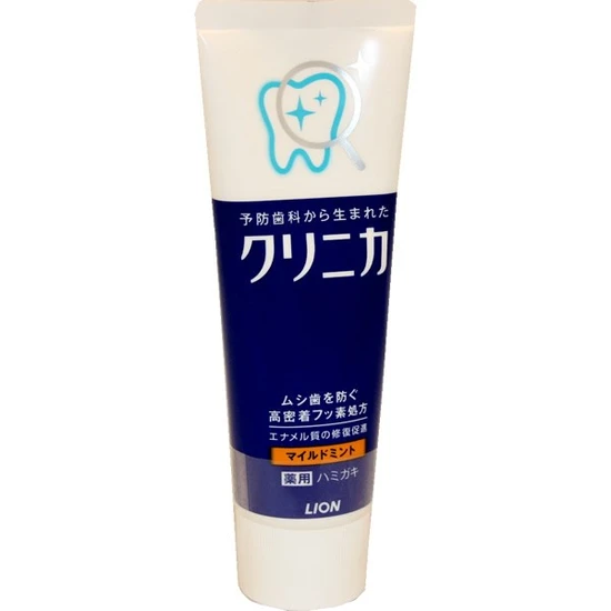 Lion Clinica Mild Mint Зубная паста комплексного действия c мягким мятным вкусом 130г 205623