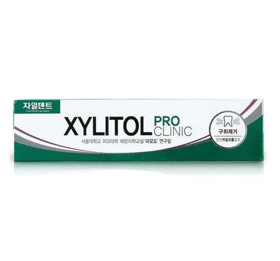 Mukunghwa Xylitol Pro Clinic Укрепляющая эмаль профилактическая зубная паста c экстрактами трав 130г 901444