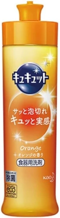 KAO CuCute Orange Средство для мытья посуды, овощей и фруктов 240мл 288417