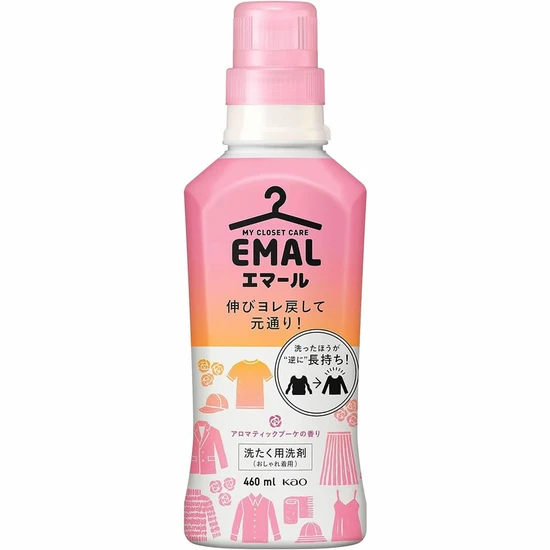 KAO Emal Aromatic Bouquet Средство для стирки шерсти шелка и деликатных тканей 460мл 422484