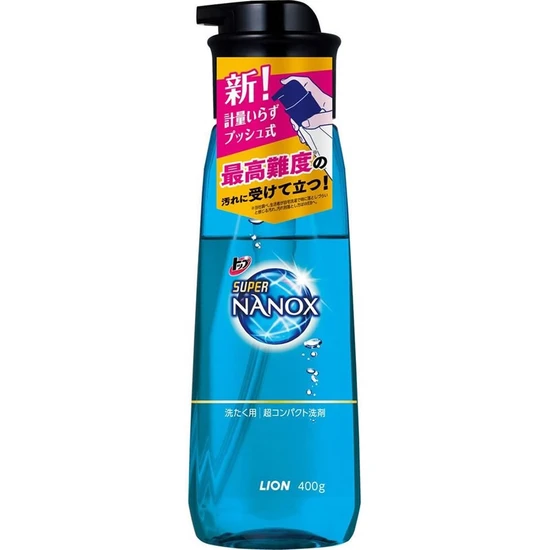 Lion Top Super Nanox Push Bottle Концентрированное жидкое средство для стирки 400г 295945
