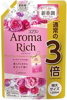 339854 LION Aroma Rich Catherine Кондиционер для белья м/у с крышкой 1200мл 339854 - фото 638