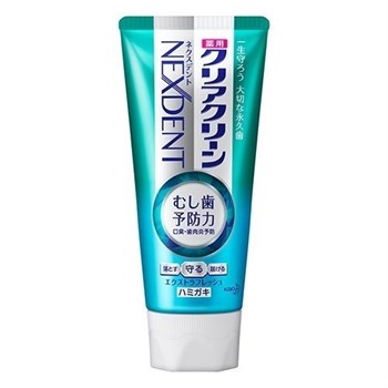 334176 KAO Clear Clean NEXDENT Extra Fresh Лечебно-профилактическая зубная паста с микрогранулами и фтором, комплесного действия экстра свежесть 120гр 334176 - фото 712