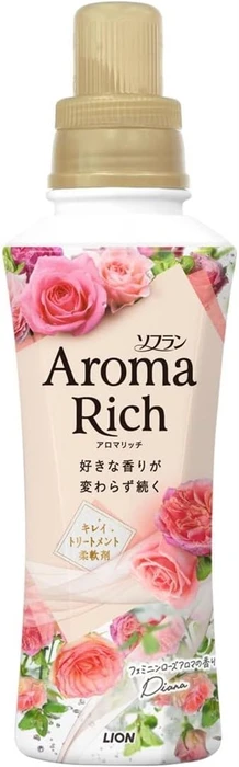 Lion Aroma Rich Diana Кондиционер для белья c цветочно-фруктовым ароматом 480мл 353119