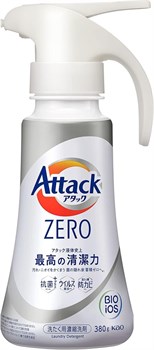 KAO Attack Zero One Hand Type Жидкое средство для стирки с ароматом листвы и морского бриза 380г 417374