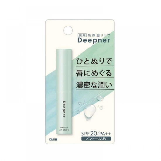 OMI Menturm Deepner Lip Stick Увлажняющий бальзам для губ с 3 видами масел и витаминами ментол 23г 436613