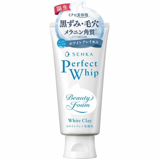 Finetoday Senka Perfect Whip White Clay Очищающая пенка для умывания на основе белой глины туба 120г 474636