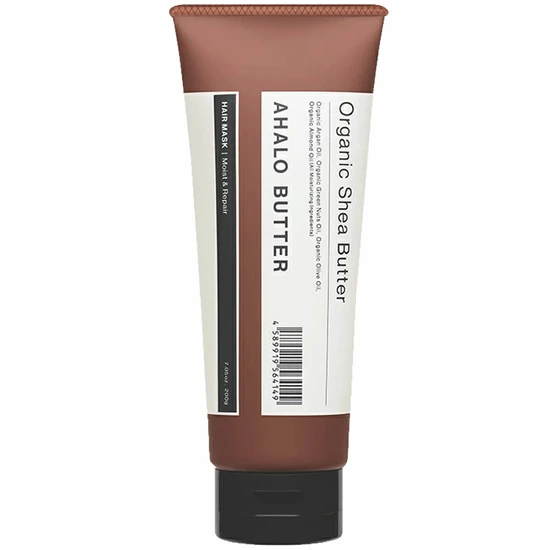AHALO BUTTER Moist&Repair Mask Увлажняющая и восстанавливающая маска для волос с маслами и керамидами 200г 564149
