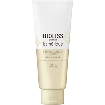 396317 KOSE Bioliss Botanical Esthetique Infusing Hair Pack Smooth Маска для волос, для придания гладкости и блеска  200г 396317 - фото 910