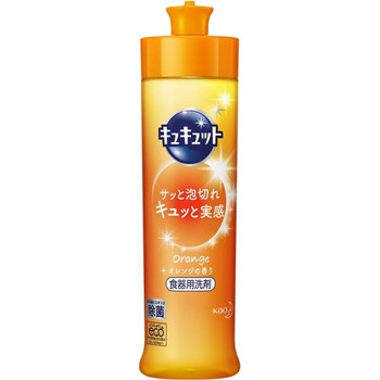 433909 KAO Cucute Orange Средство для мытья посуды, овощей и фруктов, с ароматом апельсина, 220мл 433909 - фото 931