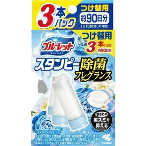 Kobayashi Bluelet Stampy Soap Дезодорирующий очиститель-цветок для туалетов аромат мыла и свежести запасной блок 3Х28г 056981