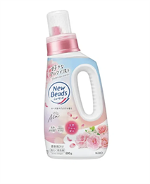 КAO New Beads Fragrance Gel Гель для стирки белья с ароматом розы и магнолии  690г 448019