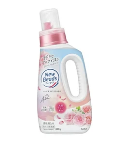 КAO New Beads Fragrance Gel Гель для стирки белья с ароматом розы и магнолии  690г 448019