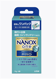 Lion Top Nanox One PRO Жидкое концентрированное средство для стирки белья  6Х10г 351092