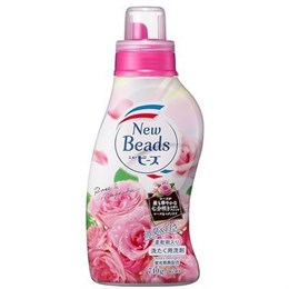 KAO New Beads Концентрированный гель New Beads для стирки с кондиционером дезодорирующий с ароматом розы 740г 420947