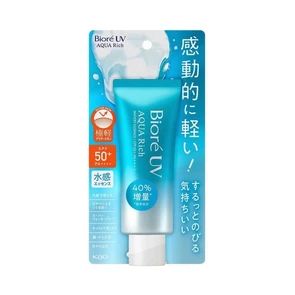 КAO Biore UV Aqua Rich Солнцезащитная увлажняющая эссенция для лица и тела SPF 50+ туба 70 г 413246