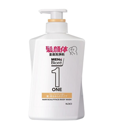 КAO Men's Biore One Очищающий гель для лица, тела и волос Все в одном с фруктовым ароматом 480мл 350121