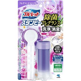 Kobayashi Bluelet Stampy Lavender Дезодорирующий очиститель-цветок для туалетов аромат лаванды, 28г 059975
