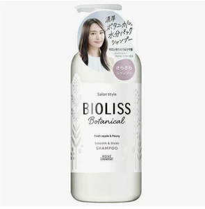 Kose Cosmeport Bioliss Botanical Shampoo Smooth &amp; Sleek Шампунь с маслами и экстрактами яблоко/пион 480мл 540659
