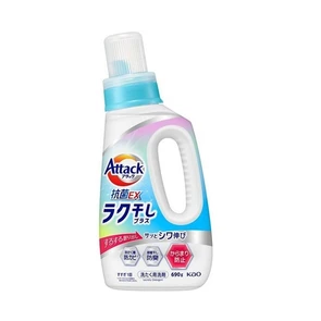 KAO Attack Antibacterial EX Easy Drying Plus Жидкое средство для стирки против складок на одежде с цветочным ароматом 690г 432612
