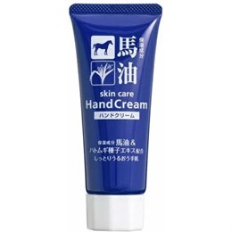833298 KUMANO YUSHI Horse Oil & Hatomugi Hand Cream Крем для рук питательный, с лошадиным жиром и экстрактом бусенника, 60г 833298