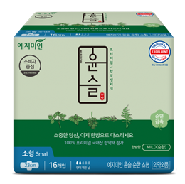 296331 WCH Гигиенические прокладки "Yejimiin Cotton Touch Mild Herb" премиум класса с натуральными экстрактами трав с крылышками / 23 см16 шт 296331