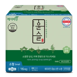 WCH Yejimiin Cotton Touch Mild Herb Гигиенические прокладки с натуральными экстрактами трав с крылышками 23см 16шт 296331