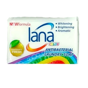 LANA Хозяйственное мыло для стирки и застирывания свежесть 255 г 340095