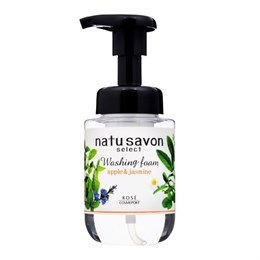 387575 KOSE Softymo Natu Savon Washing Foam Увлажняющая пенка для умывания, с ароматом яблока и жасмина, 180мл 387575
