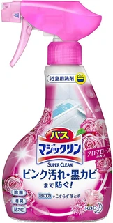 KAO Bath Magiclean Aroma Rose Чистящее средство для ванной комнаты с антибактериальным эффектом с ароматом роз 350мл 426581
