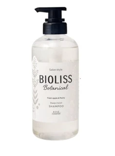Kose Cosmeport Bioliss Botanical Shampoo Deep Moist Шампунь для волос с маслами и экстрактами яблоко/пион 480мл 540635