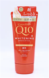 587524 KOSE Coen Rich Q10 Суперувлажняющий крем для рук с коэнзимом Q10 и 3 видами масла, без аромата, 80г 587524