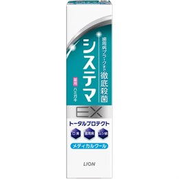 101765 LION Systema EX Medical Cool Зубная паста  для профилактики болезней десен со вкусом охлаждающего ментола мини 30 г 101765
