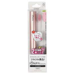 147603 HD Ionpa Beauty Ультразвуковая ионная электрическая зубная щётка + 2 сменные головки + защитный колпачок (отбеливающие щетинки / мягкая) / 36 147603