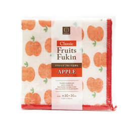 805846 KOKUBO Classic Fruit Салфетка для посуды и кухни, с высокой впитывающей способностью Яблоко 30 x 30см 1 шт 805846