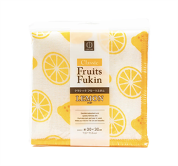 805853 KOKUBO Classic Fruit Салфетка для посуды и кухни, с высокой впитывающей способностью Лимон 30 x 30см 1 шт 805853