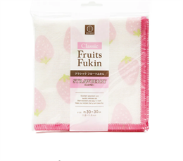 805860 KOKUBO Classic Fruit Салфетка для посуды и кухни, с высокой впитывающей способностью Клубника  30 x 30см 1 шт 805860