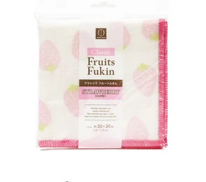 Kokubo Classic Fruit Салфетка для посуды и кухни с высокой впитывающей способностью Клубника  30x30см 805860