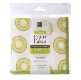 805884 KOKUBO Classic Fruit Салфетка для посуды и кухни, с высокой впитывающей способностью Киви 30 x 30см 1 шт 805884
