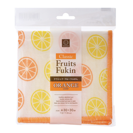 805891 KOKUBO Classic Fruit Салфетка для посуды и кухни, с высокой впитывающей способностью Апельсин 30 x 30см 1 шт 805891