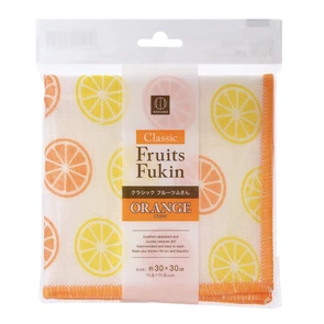 Kokubo Classic Fruit Салфетка для посуды и кухни с высокой впитывающей способностью Апельсин 30x30см 805891