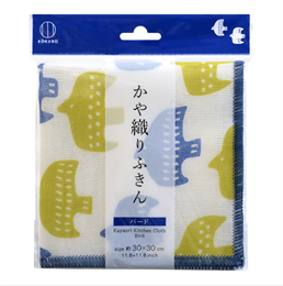 805969 KOKUBO Kayaori Салфетка для посуды и кухни, с высокой впитывающей способностью Птица 30 x 30см 1 шт 805969
