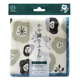 805976 KOKUBO Kayaori Салфетка для посуды и кухни, с высокой впитывающей способностью Цветок 30 x 30см 1 шт 805976