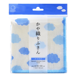 805990 KOKUBO Kayaori Салфетка для посуды и кухни, с высокой впитывающей способностью Облако 30 x 30см 1 шт 805990