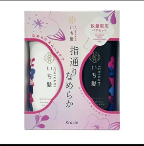 Kracie Ichikami Smooth Care Шампунь и кондиционер для волос восстановление вишня 2Х480мл 788832