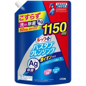 354284 LION Look Plus Чистящее средство для ванной комнаты  быстрого действия аромат трав и мяты + ионы серебра м/у 1150 мл 354284