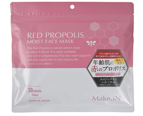 130672 EVLISS Make.iN Red Propolis Moist Face Mask Увлажняющая маска для лица с красным прополисом 30шт 130672